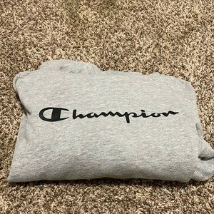 Champion grey hoodie